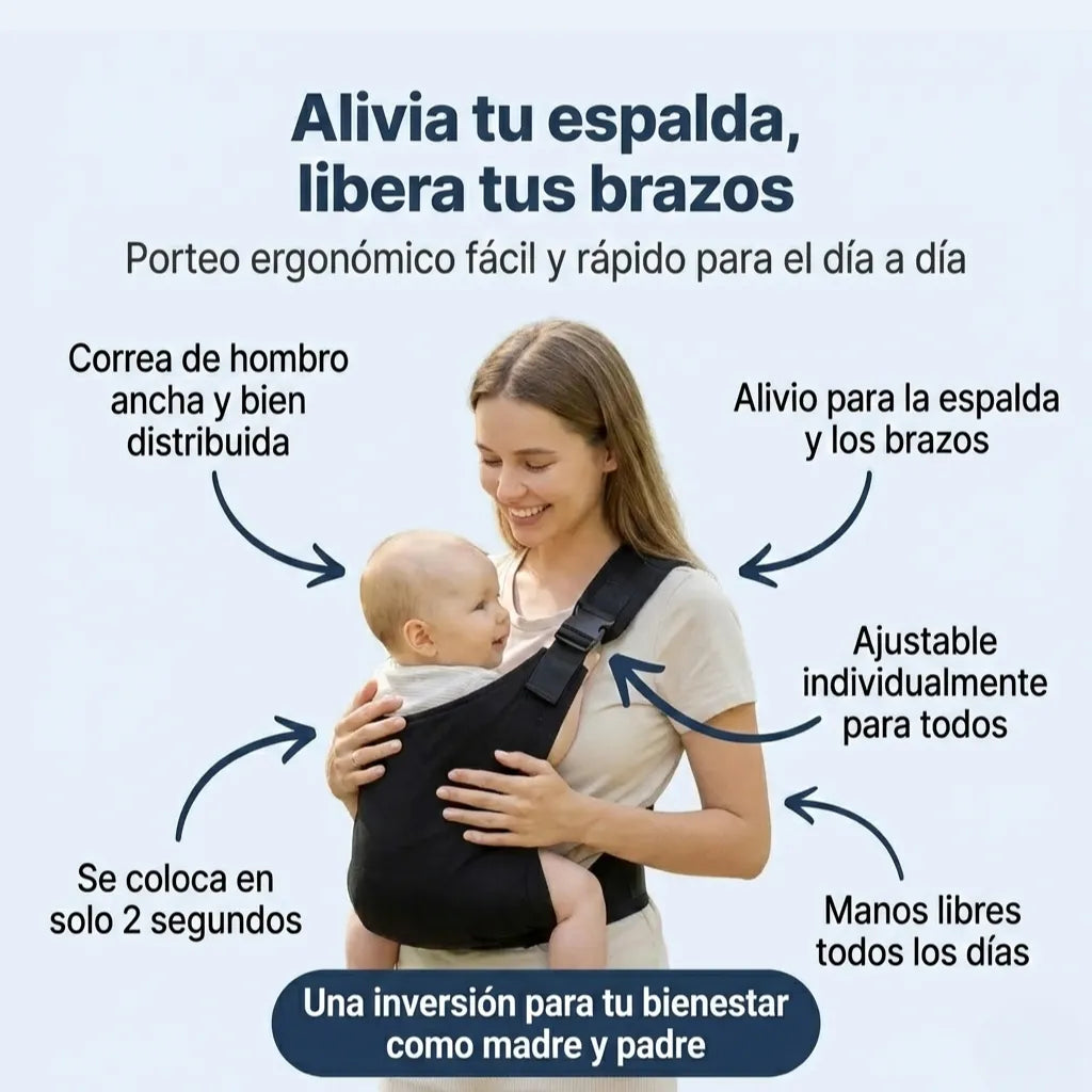 Portéo™ – Portabebés ergonómico