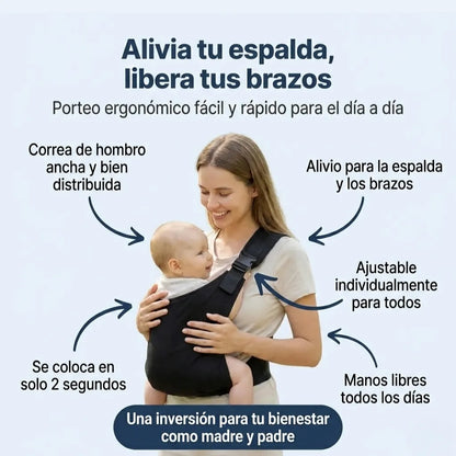 Portéo™ – Portabebés ergonómico